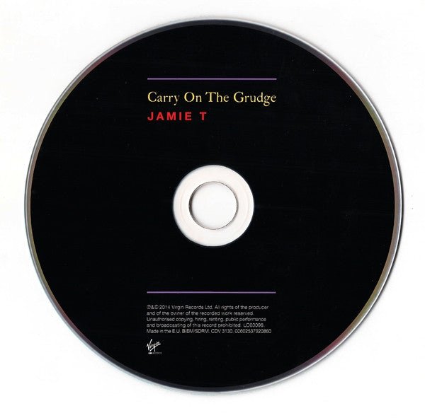 USED: Jamie T - Carry On The Grudge (CD, Album) - Used - Used