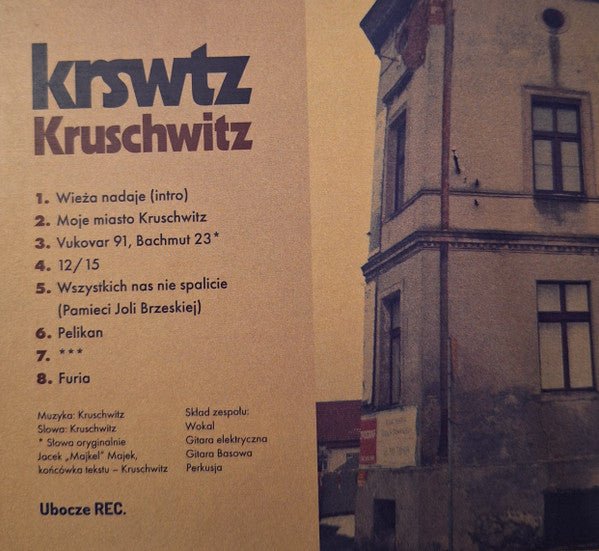 USED: KRUSCHWITZ - Krswtz (CDr, Album) - Used - Used