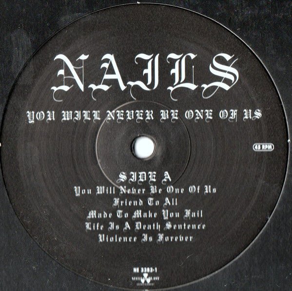 USED: Nails - You Will Never Be One Of Us (LP, Album) - Used - Used
