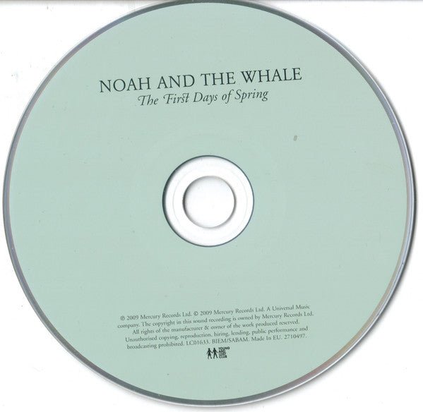 USED: Noah And The Whale - The First Days Of Spring (CD, Album, EDC) - Used - Used