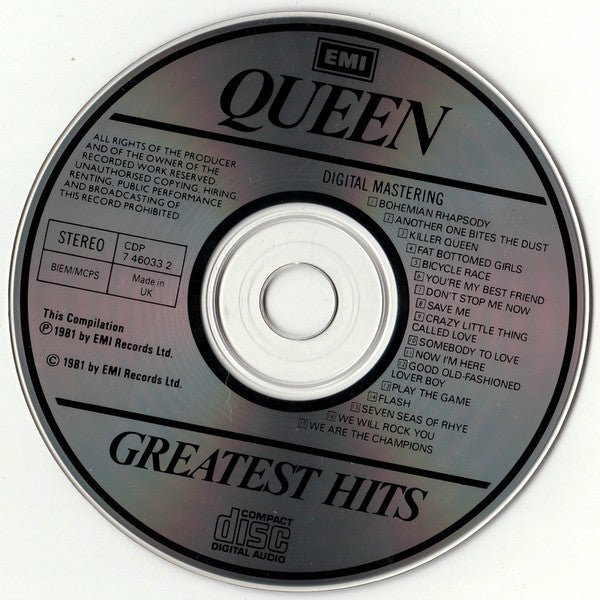 USED: Queen - Greatest Hits (CD, Comp, RE) - Used - Used