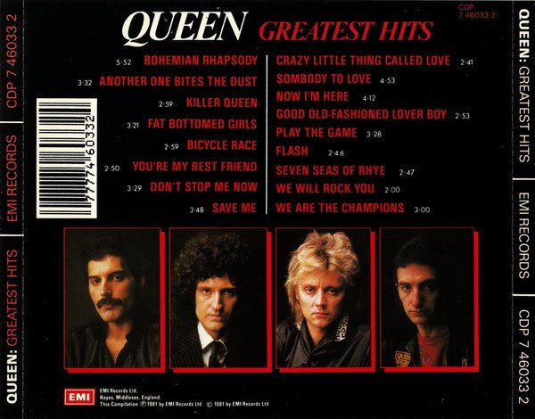 USED: Queen - Greatest Hits (CD, Comp, RE) - Used - Used