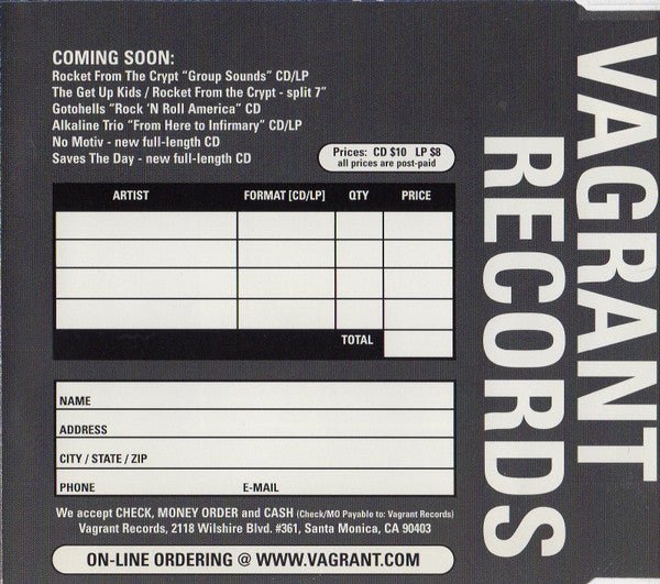 USED: The Get Up Kids - 10 Minutes (CD, Single, Promo) - Used - Used