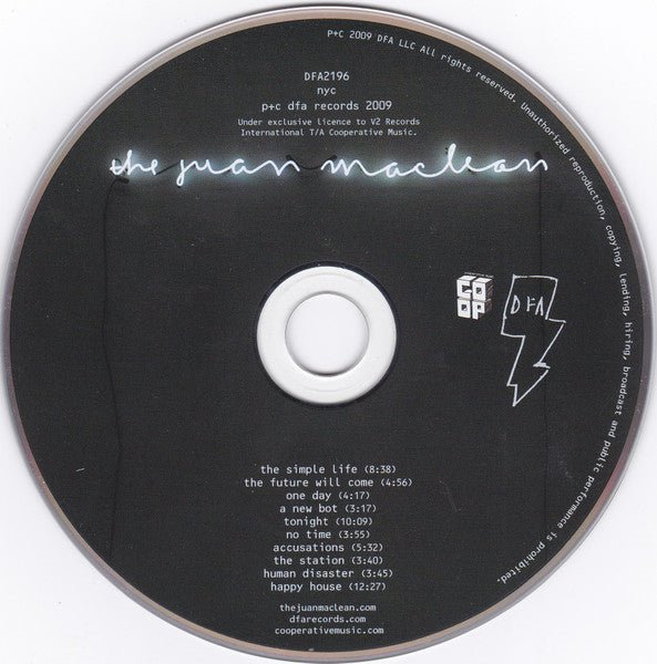 USED: The Juan MacLean - The Future Will Come (CD, Album) - Used - Used