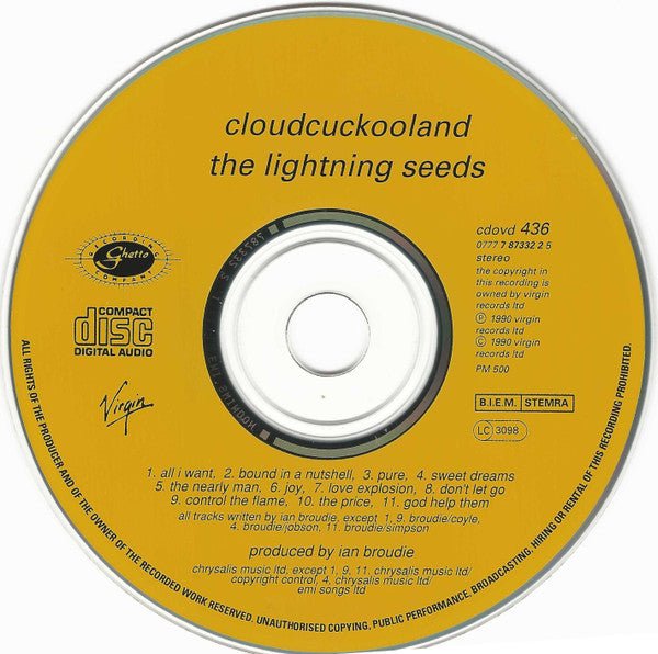 USED: The Lightning Seeds* - Cloudcuckooland (CD, Album, RE) - Used - Used