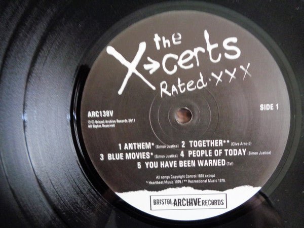 USED: The X-Certs - Rated XXX (LP, Comp, Ltd) - Used - Used
