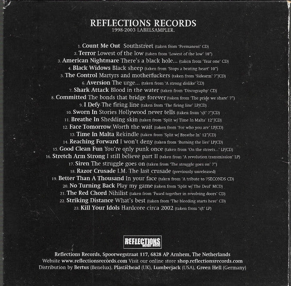 USED: Various - Reflections Records 1998 - 2003 Label Sampler (CD, Comp, Smplr) - Used - Used