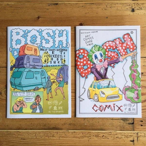 Bosh issues #1 & #2 - illustration comics - Zine