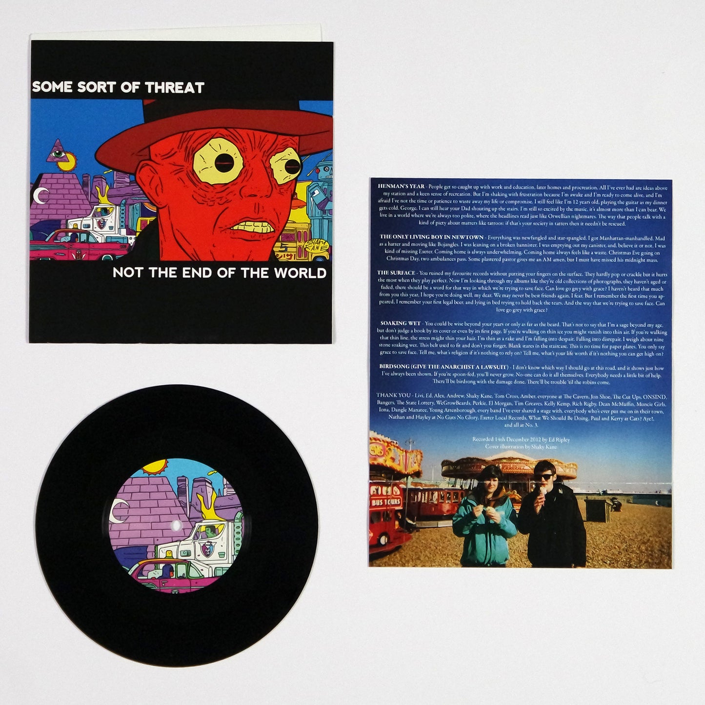 Some Sort Of Threat - Not The End Of The World 7"