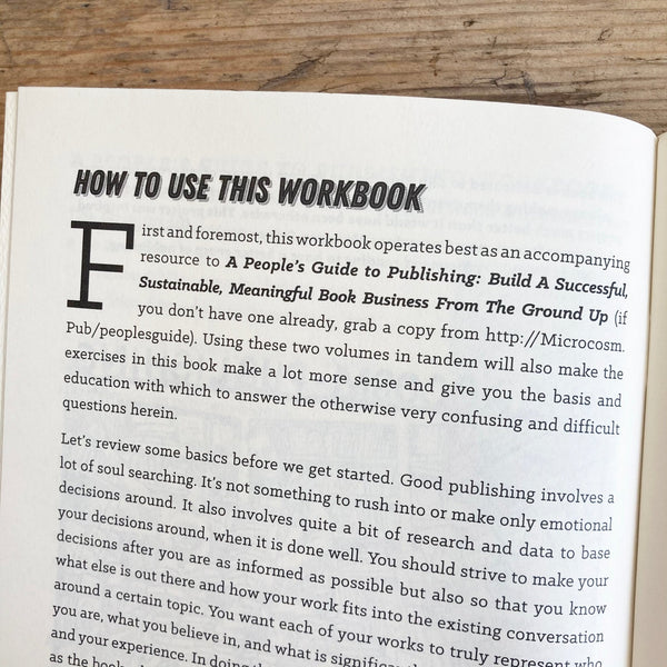 A People's Guide to Publishing Workbook - Zine - Microcosm