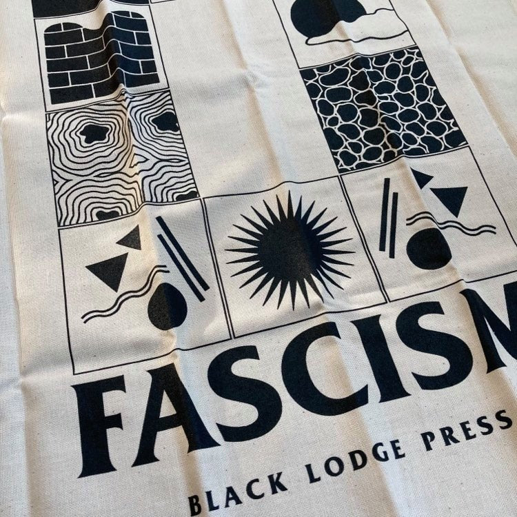 Destroy Fascism - tea towel - Merch - Black Lodge Press