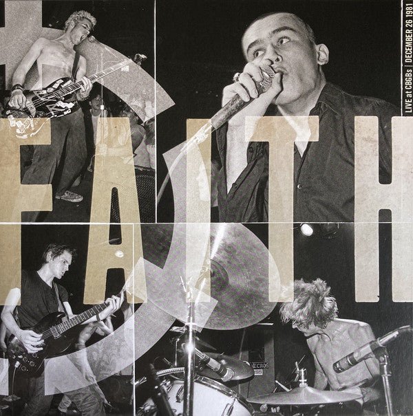 Faith - Live at CBGB's LP - Vinyl - Outer Battery