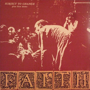 Faith - Subject To Change LP - Vinyl - Dischord