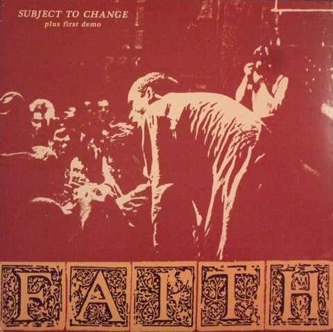 Faith - Subject To Change LP - Vinyl - Dischord