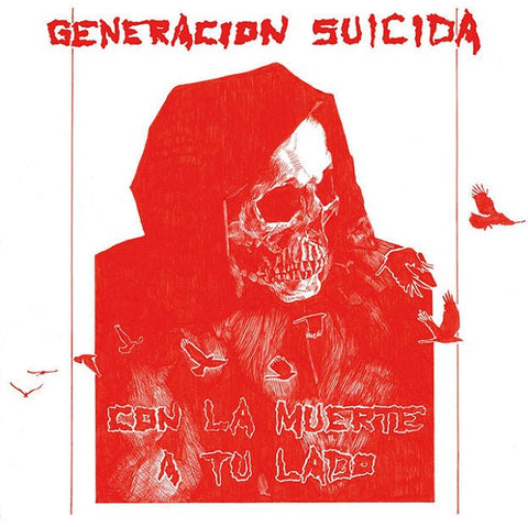 Genercion Suicida - Con La Muerte a Tu Lado LP - Vinyl - Puke N Vomit