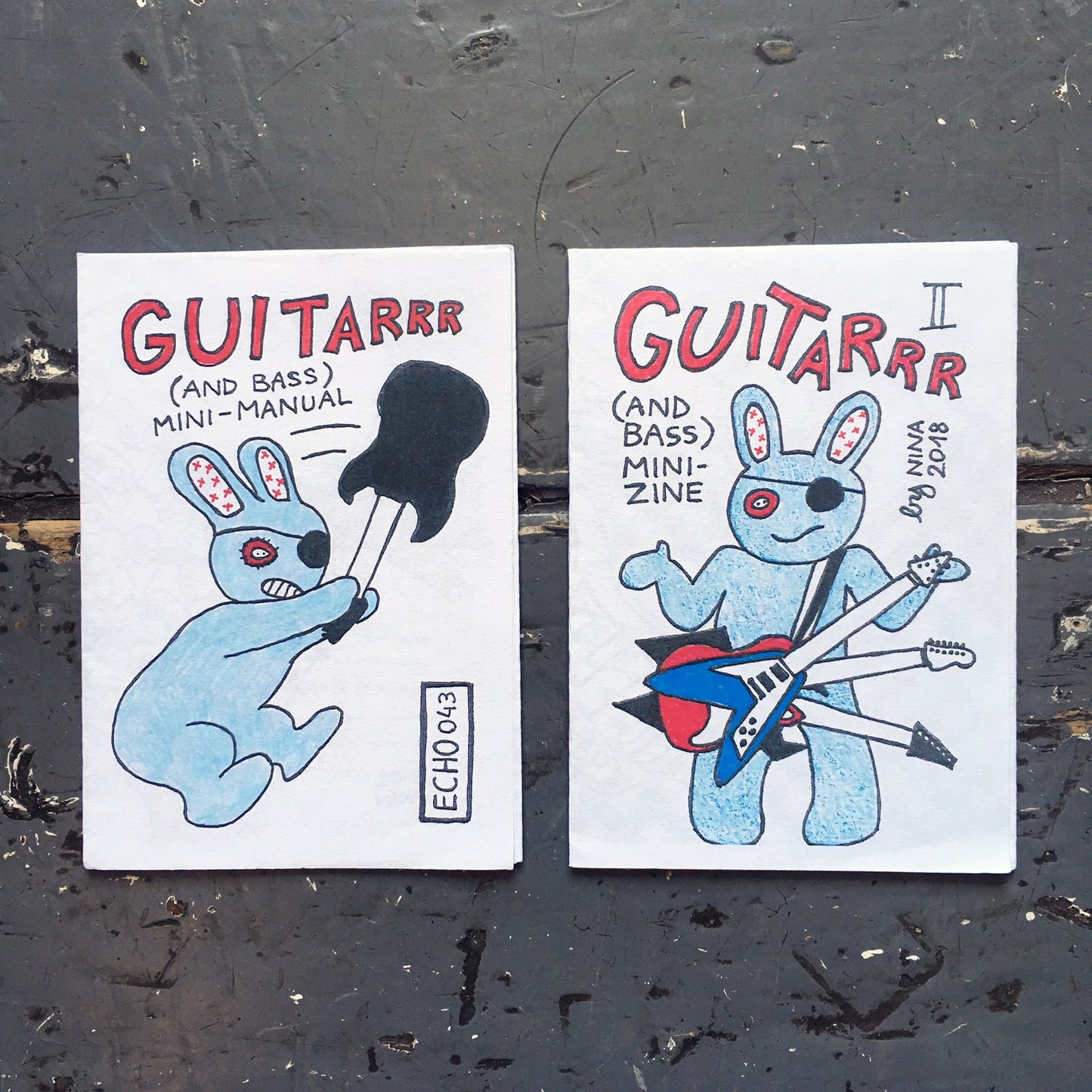 Guitarrrr (And Bass) Mini-Zines I & II - Zine - Nina Zina