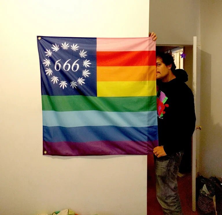 Jeff Rosenstock - Pride Weed Flag - Merch - Jeff Rosenstock