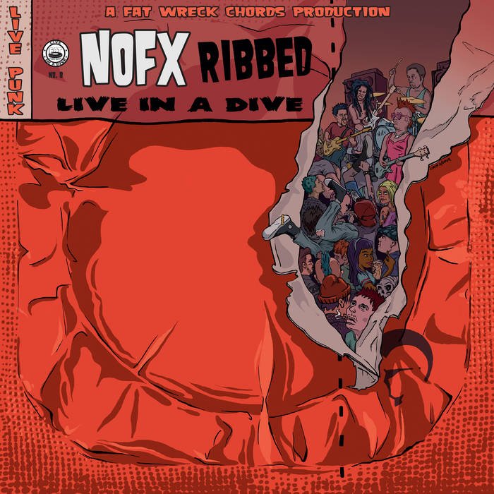 NOFX- Ribbed - Live In A Dive LP - Vinyl - Fat Wreck