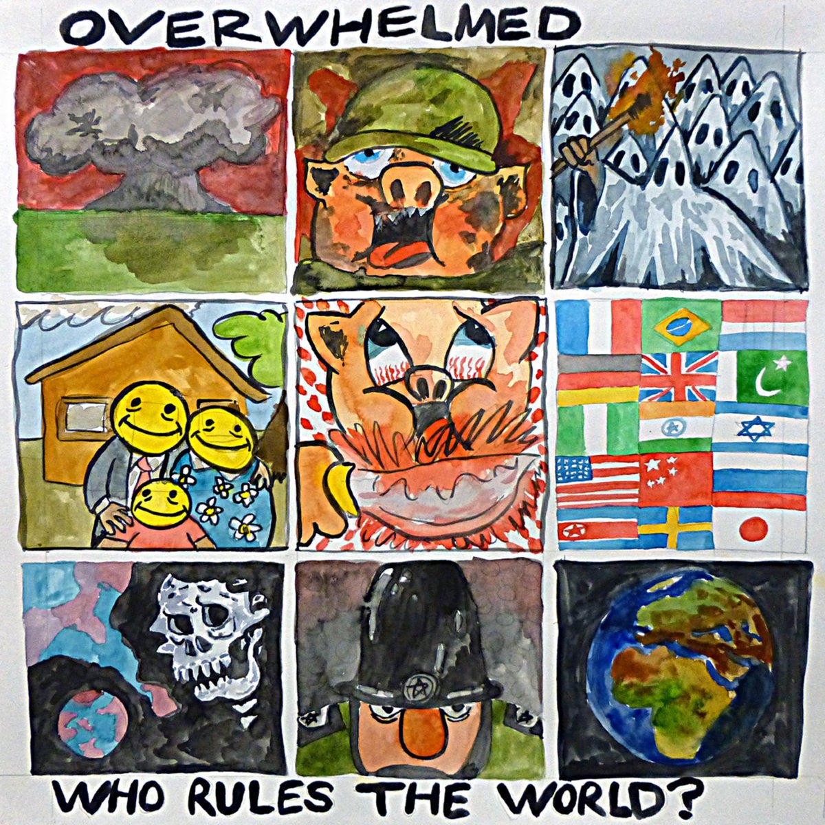 Overwhelmed - Who Rules The World 7" - Vinyl - Kids of the Lughole