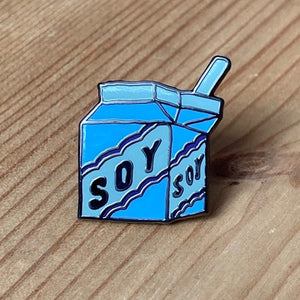 Soy Milk enamel pin badge - Merch - Neato
