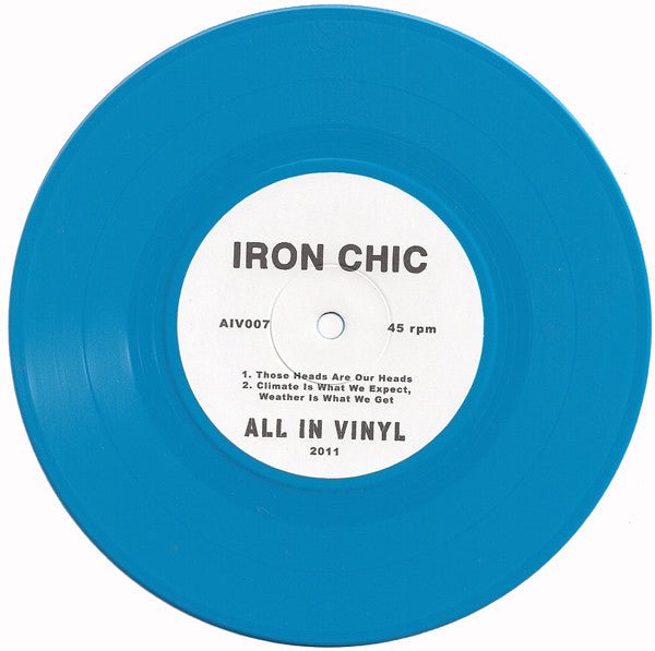 USED: Iron Chic / Pacer (3) - Iron Chic / Pacer (7", Blu) - All In Vinyl