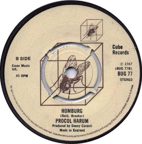 USED: Procol Harum - A Whiter Shade Of Pale / Homburg (7", Single, Mono, Kno) - Used - Used