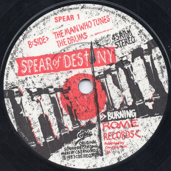 USED: Spear Of Destiny - Flying Scotsman (7", Single) - Used - Used