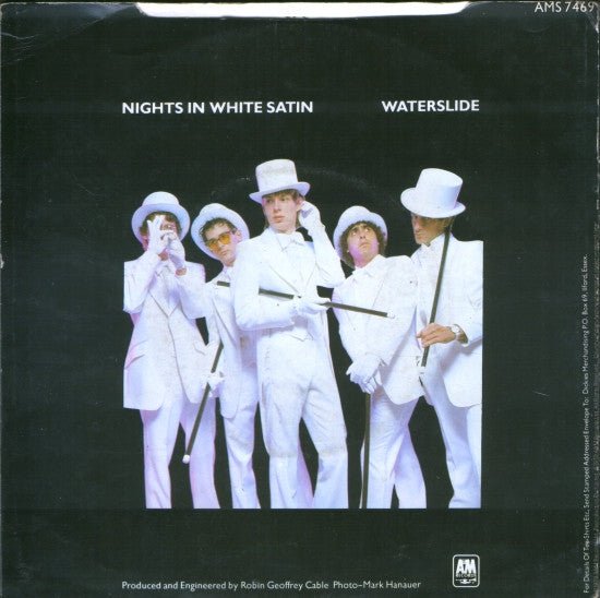 USED: The Dickies - Nights In White Satin (7", Single, M/Print, Whi) - Used - Used