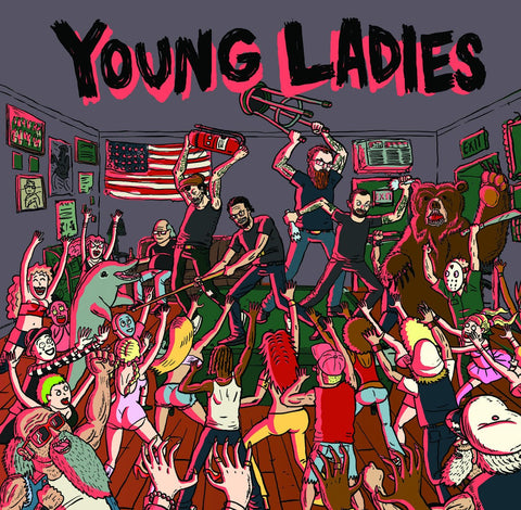 Young Ladies - s/t 7" - Vinyl - Dead Broke