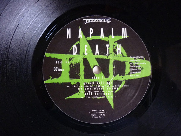Napalm Death : Greed Killing (10", EP)
