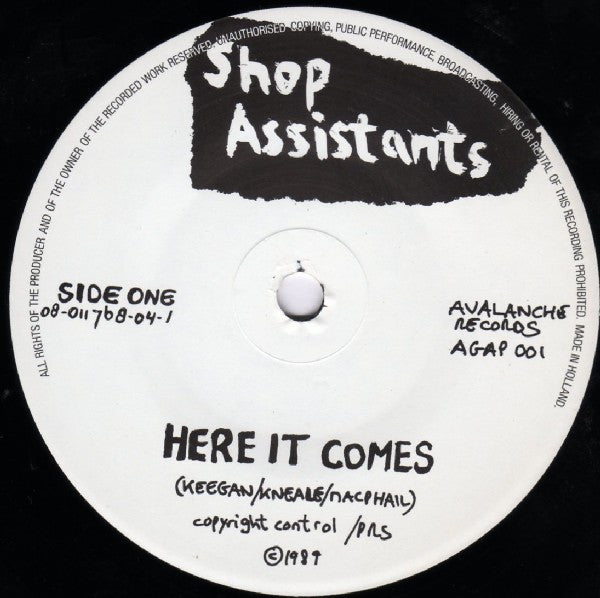 Shop Assistants : Here It Comes (7", Single)