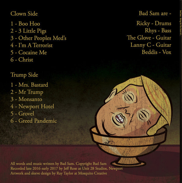 Bad Sam : Bring Me The Head Of.... (LP, Album, Gre)