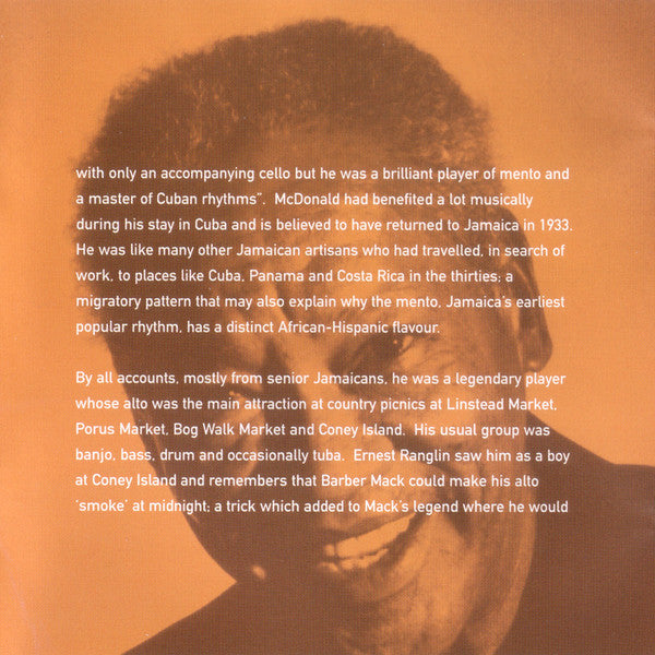 Ernest Ranglin : Memories Of Barber Mack (CD, Album)