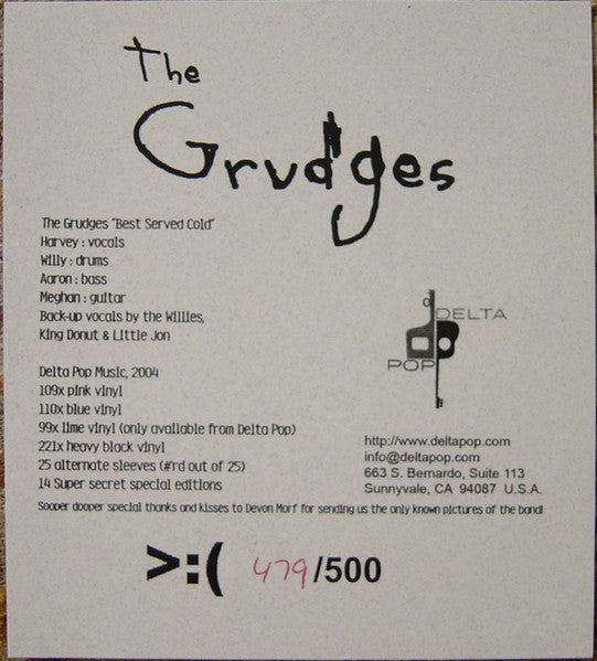 The Grudges : Best Served Cold (7", Ltd, Num)
