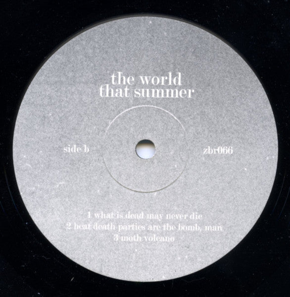 Nionde Plågan / The World That Summer : Nionde Plågan/The World That Summer (10")