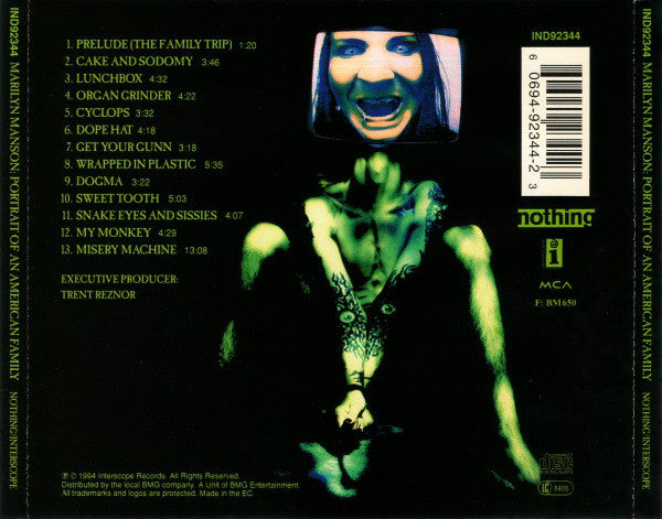 Marilyn Manson : Portrait Of An American Family (CD, Album, RE)