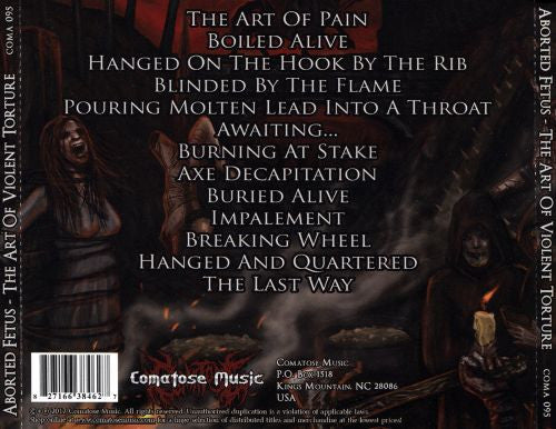 Aborted Fetus : The Art Of Violent Torture (CD, Album)