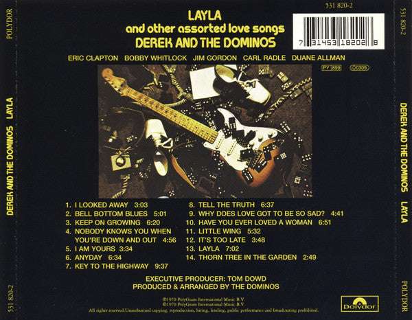 Derek And The Dominos* : Layla And Other Assorted Love Songs (CD, Album, RE, RM)