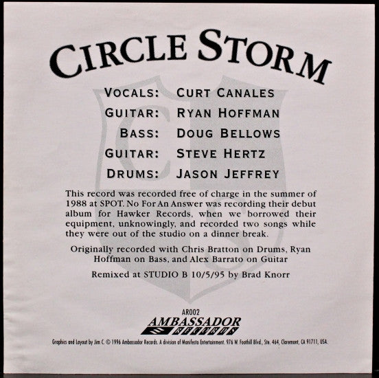 Circle Storm : Spirit (7")