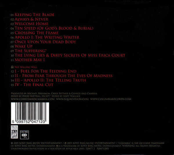 Coheed And Cambria : Good Apollo I'm Burning Star IV | Volume One: From Fear Through The Eyes Of Madness (CD, Album, O-C)