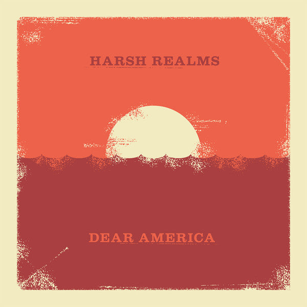 Harsh Realms / Dear America : Harsh Realms / Dear America (7", Single, Red)
