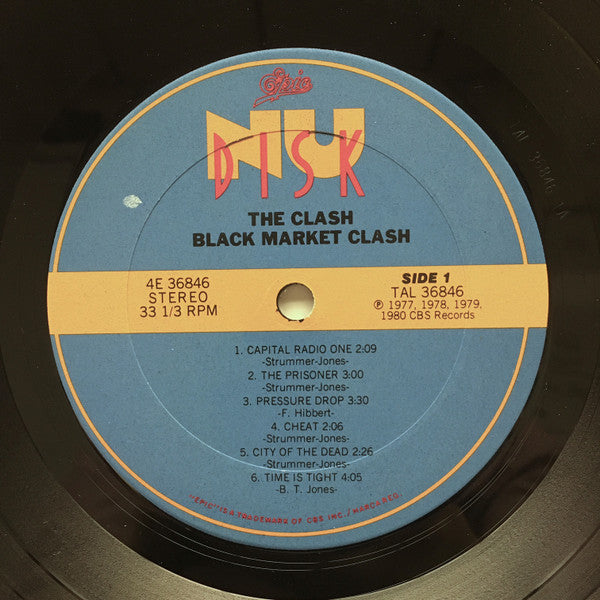The Clash : Black Market Clash (10", EP, Comp, Ter)