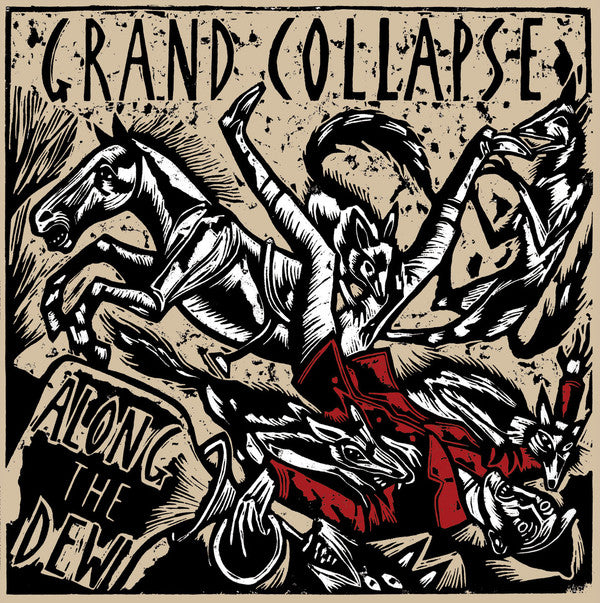 Grand Collapse : Along The Dew (LP, Album, Red)
