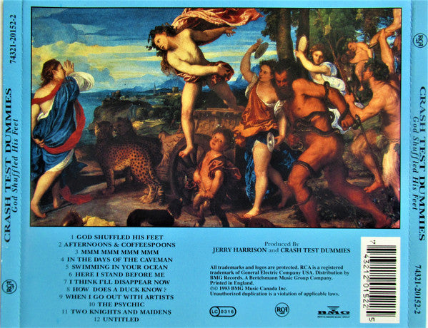 Crash Test Dummies : God Shuffled His Feet (CD, Album)