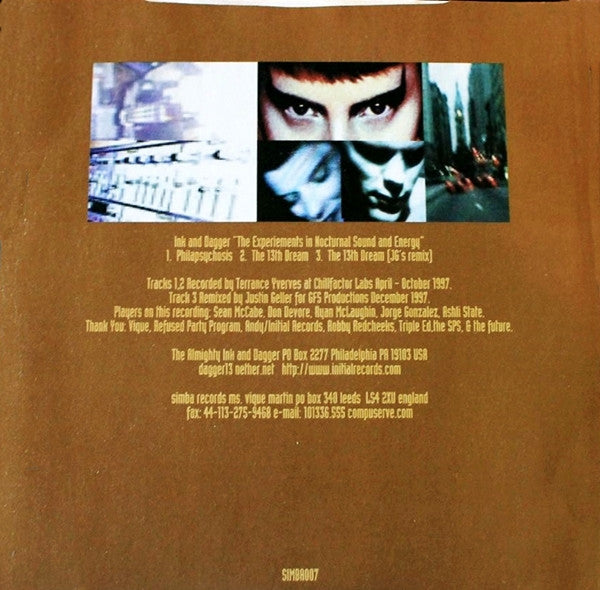 Ink And Dagger* : The Experiments In Nocturnal Sound And Energy (7")