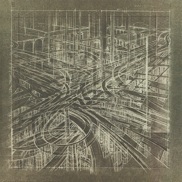 The Bug Vs Earth (2) : Concrete Desert (LP, Album, Whi + LP, Album, Gre + 12", Red)