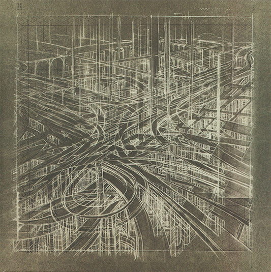 The Bug Vs Earth (2) : Concrete Desert (LP, Album, Whi + LP, Album, Gre + 12", Red)