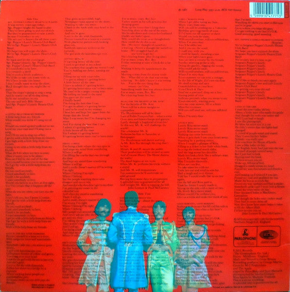 The Beatles : Sgt. Pepper's Lonely Hearts Club Band (LP, Album, RE, RP)