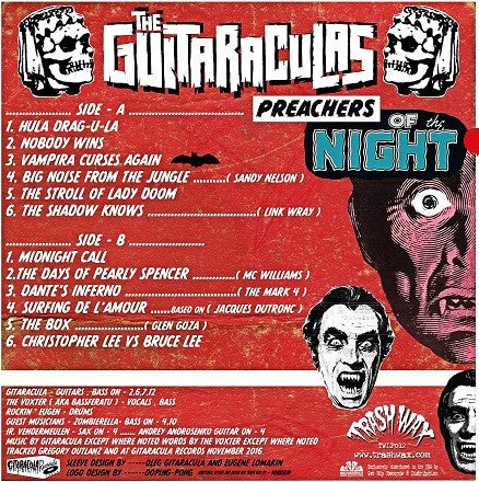 The Guitaraculas : Preachers Of The Night (LP, Ltd, Cle)