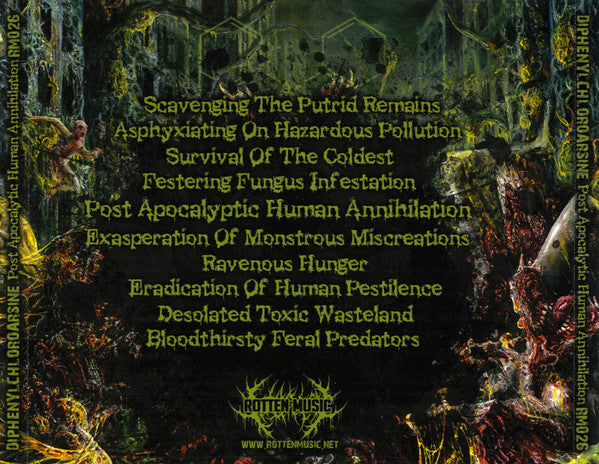 Diphenylchloroarsine : Post Apocalyptic Human Annihilation (CD, Album)